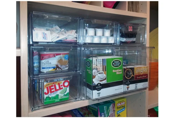 lucite pantry boxes