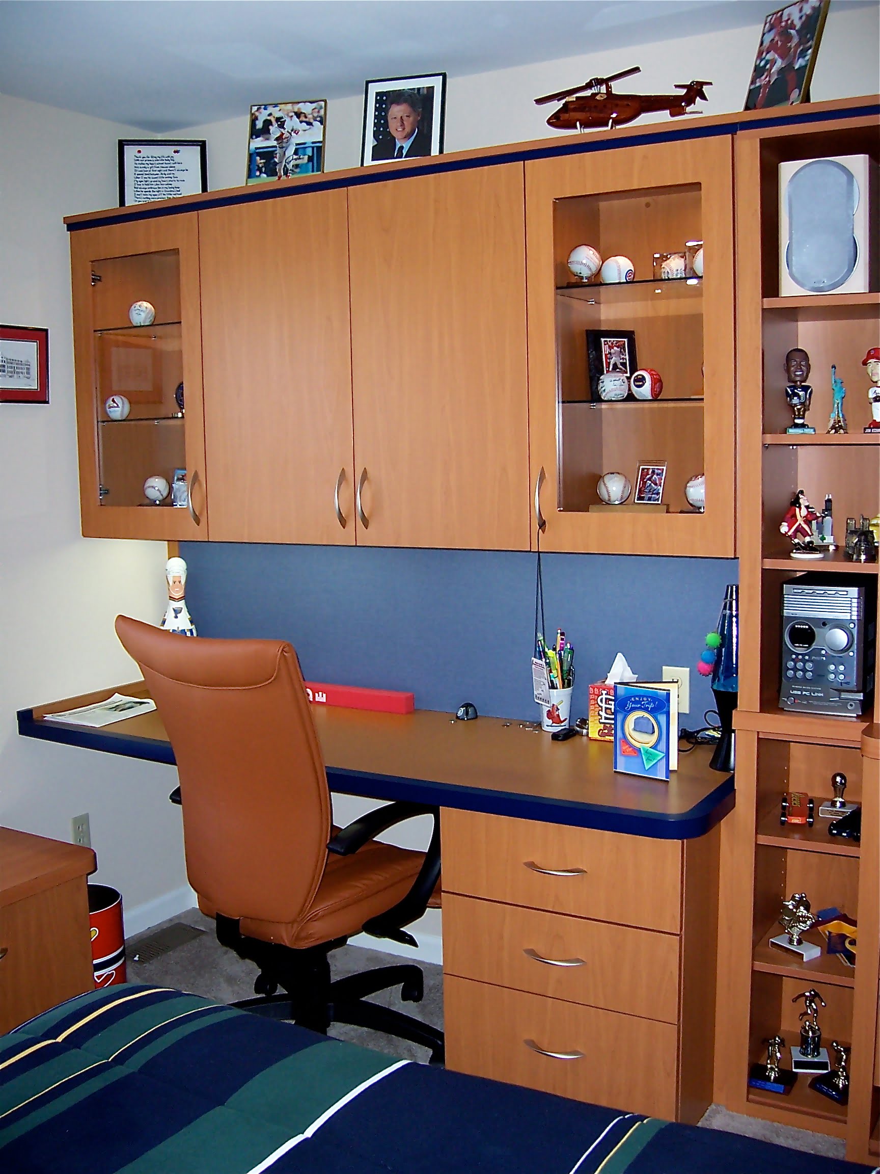 bedroom desk cabinets