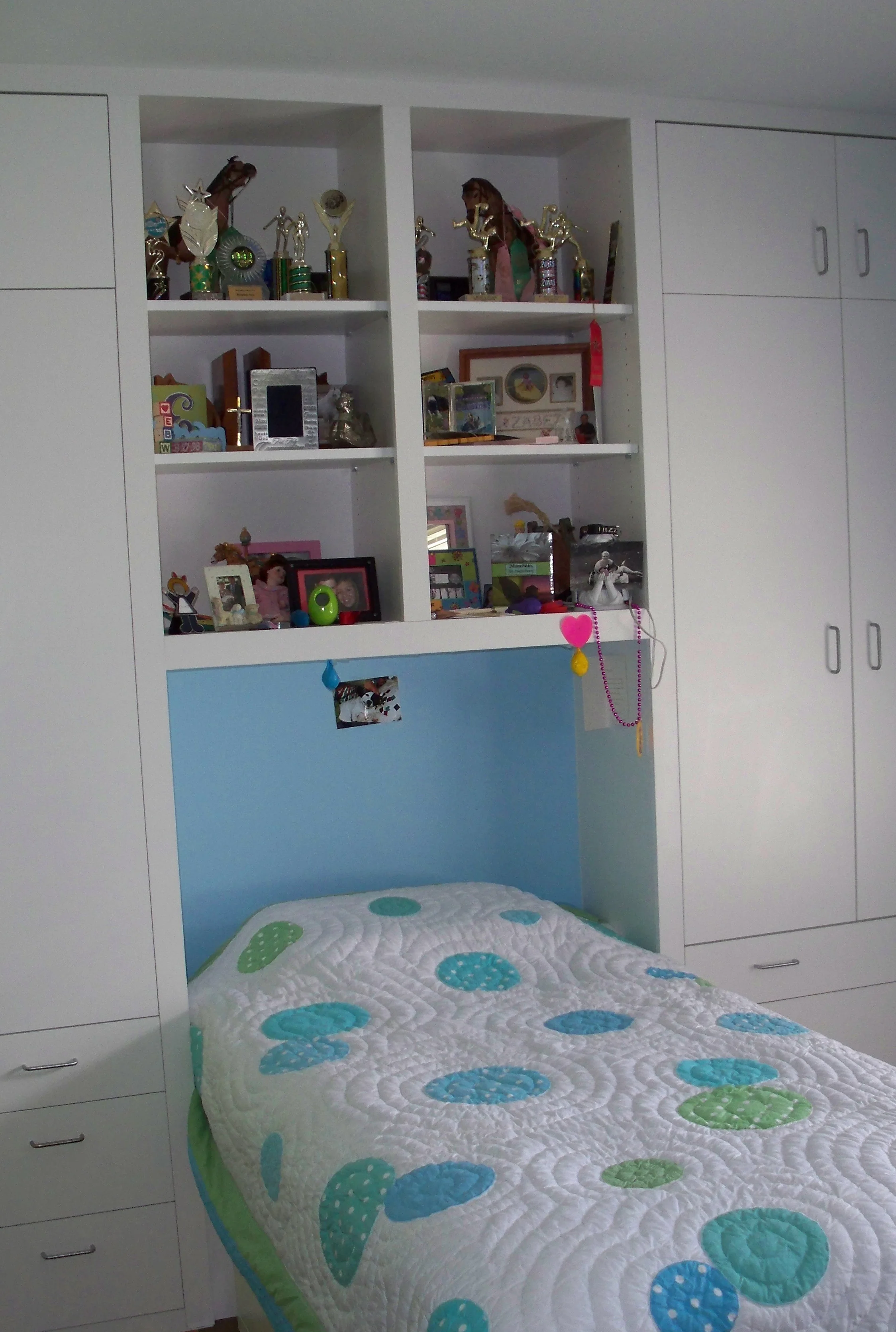 bedroom display cases