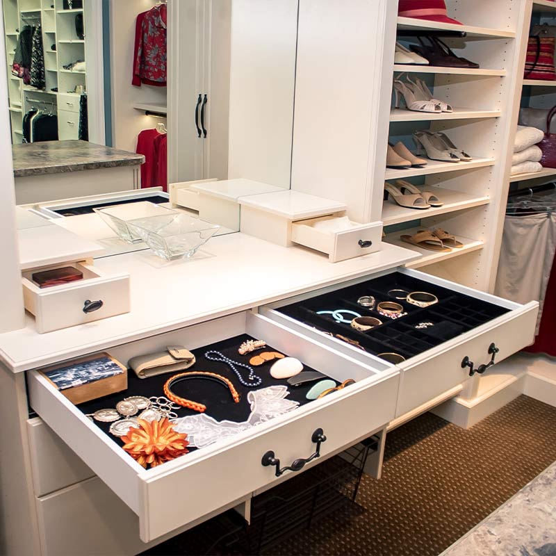 St. Louis Luxury Closets Custom Jewelry Case