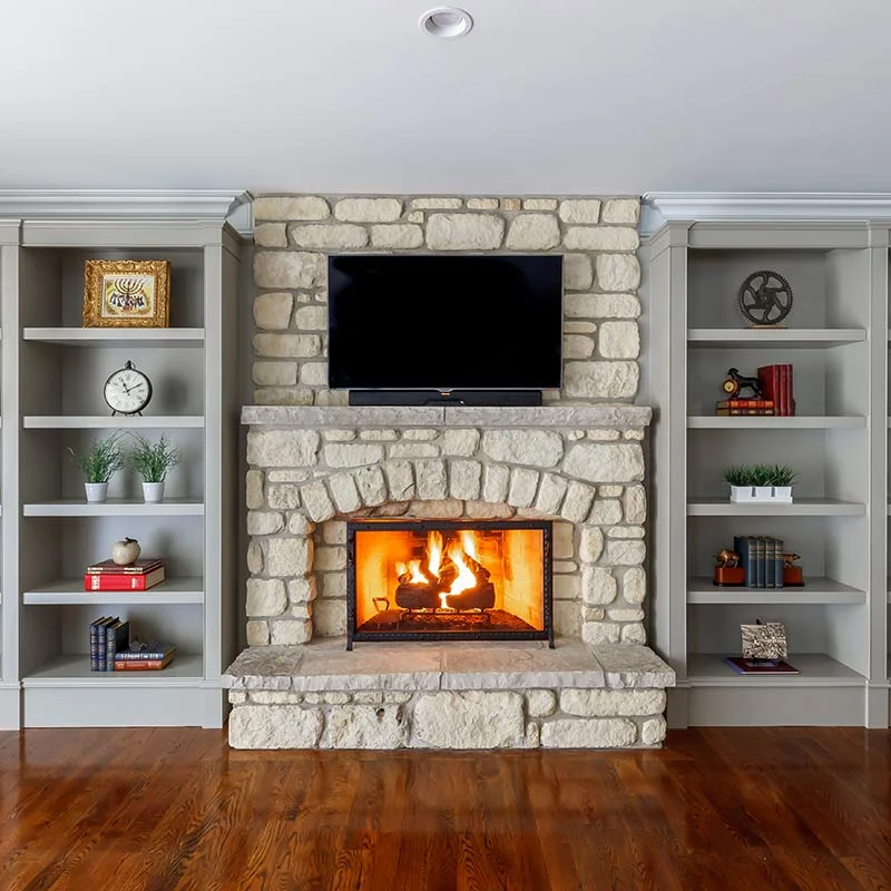 St. Louis Luxury Closets NewSpace bookshelves