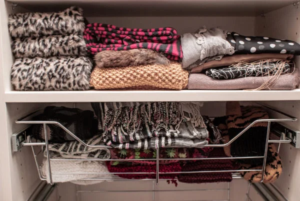 In-closet storage