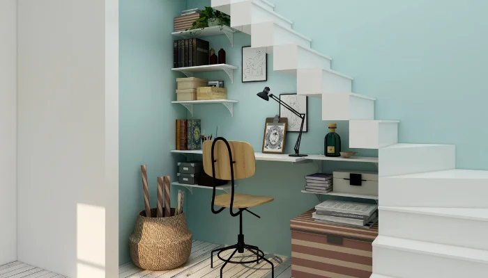 Custom Home Office Nook