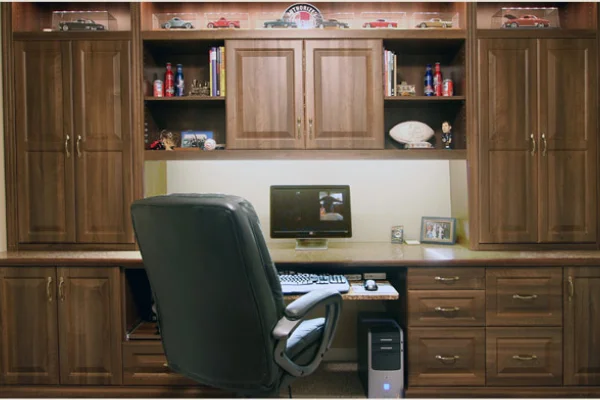 traditional wood office