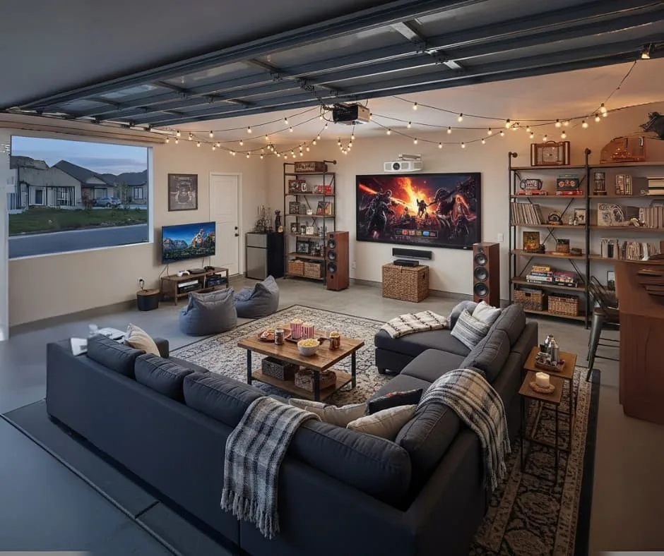 Garage entertainment hub